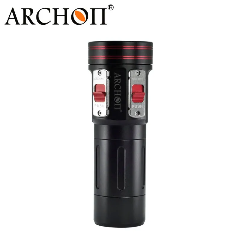 ARCHON W40VR D34VR 2600lm Подводный Видео фонарик для подводного плавания факел