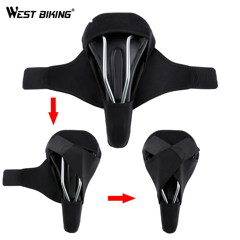 Мягкие чехлы на седло велосипеда WEST BIKING дышащие гелевые наволочки из жидкого