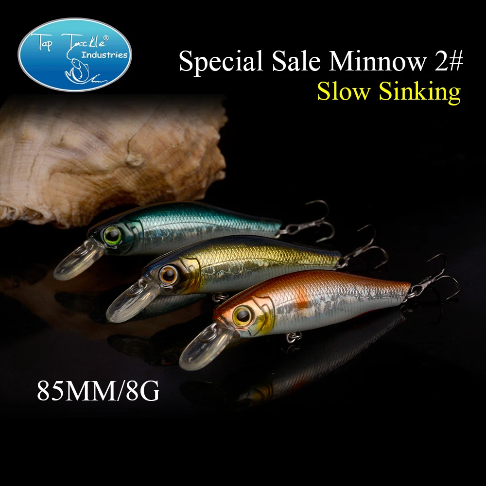 Специальная распродажа Рыболовная Приманка Minnow 3 типа с крючком VMC|fishing lure|fishing minnow