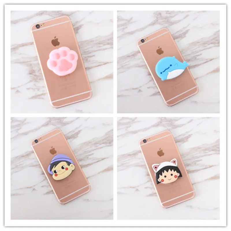 Прекрасный 3D мобильный телефон с мультяшками держатель расширяющаяся подставка