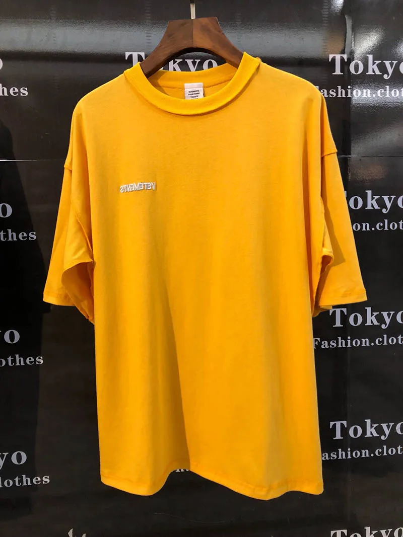 Футболка в стиле хип хоп с нашивками летняя модная желтая футболка оверсайз