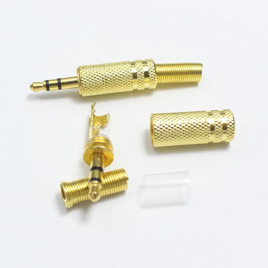 Стерео наушники 3 5 мм дюйма 2 шт. штекер сделай сам для наушников компьютеров