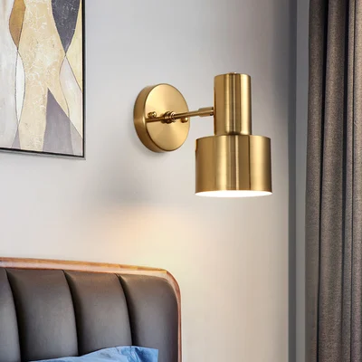 

Nordic Gold bronze pendant light postmodern minimalist restaurant pendant lamps antique metal hanging lamp lighting