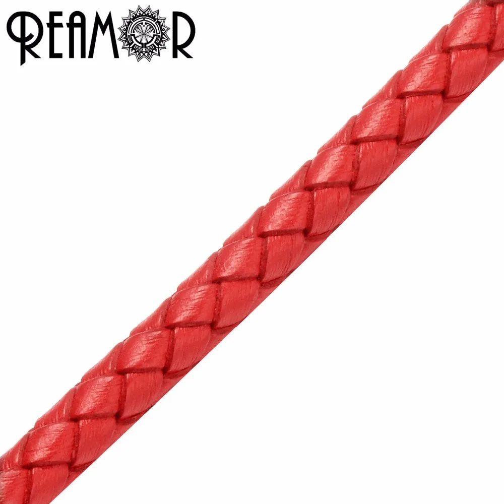 Высококачественная веревка REAMOR из натуральной кожи 6 мм для изготовления