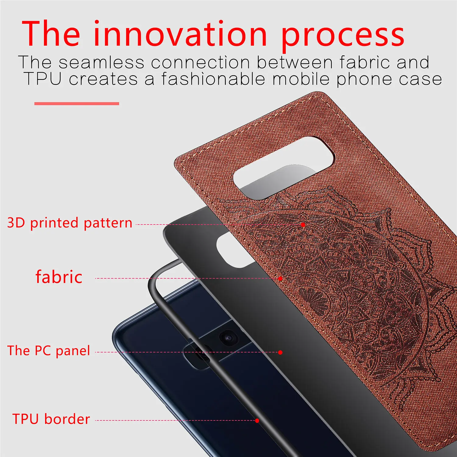 HATOLY 3D Flower Case for Samsung Galaxy S10E Cases Soft Silicone Edge Fabric Hard PC Back Cover S10e G970F | Мобильные телефоны и