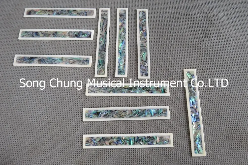 

Classical Guitar bridge 5 pcs tie blocks inlay Shell A-16