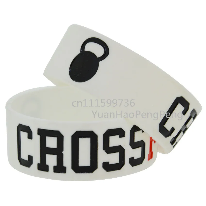 25 шт./лот Crossfit 1 &quotширокий Debossed заполненный цветной браслет|wristband crossfit|wide braceletbracelet