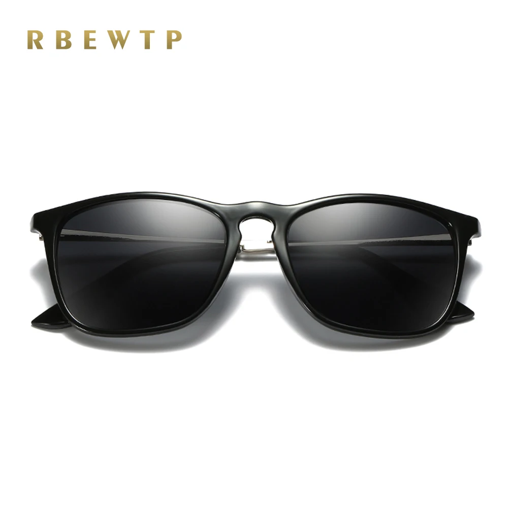 RBEWTP Брендовые мужские солнцезащитные очки в пластиковой оправе из сплава