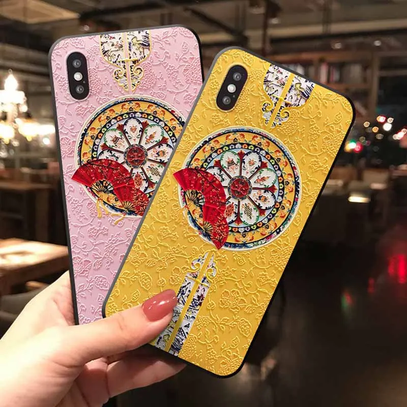 JIBAN Восточный древний Rhyme чехол для телефона Honor V9 Magic2 тиснением защитная крышка