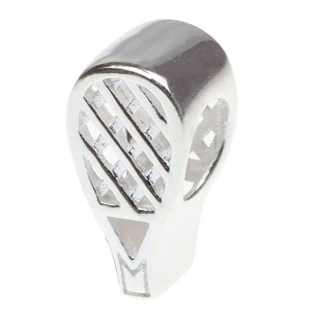 

925 пробы Серебряная ракетка для тенниса европейские Очаровательные бусы браслет DIY