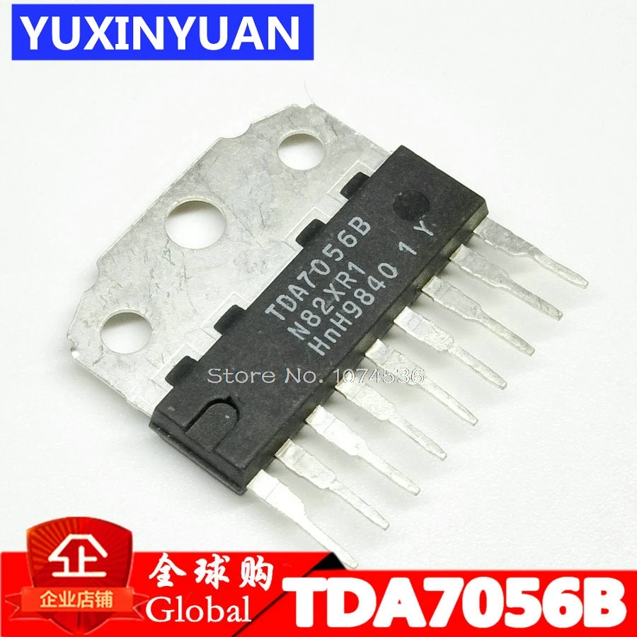 10 шт./лот TDA7056B TDA7056 аудио усилитель интегрированный чип ZIP 100% хороший 5 Вт моно BTL аудио усилитель с регулятором громкости постоянного тока
