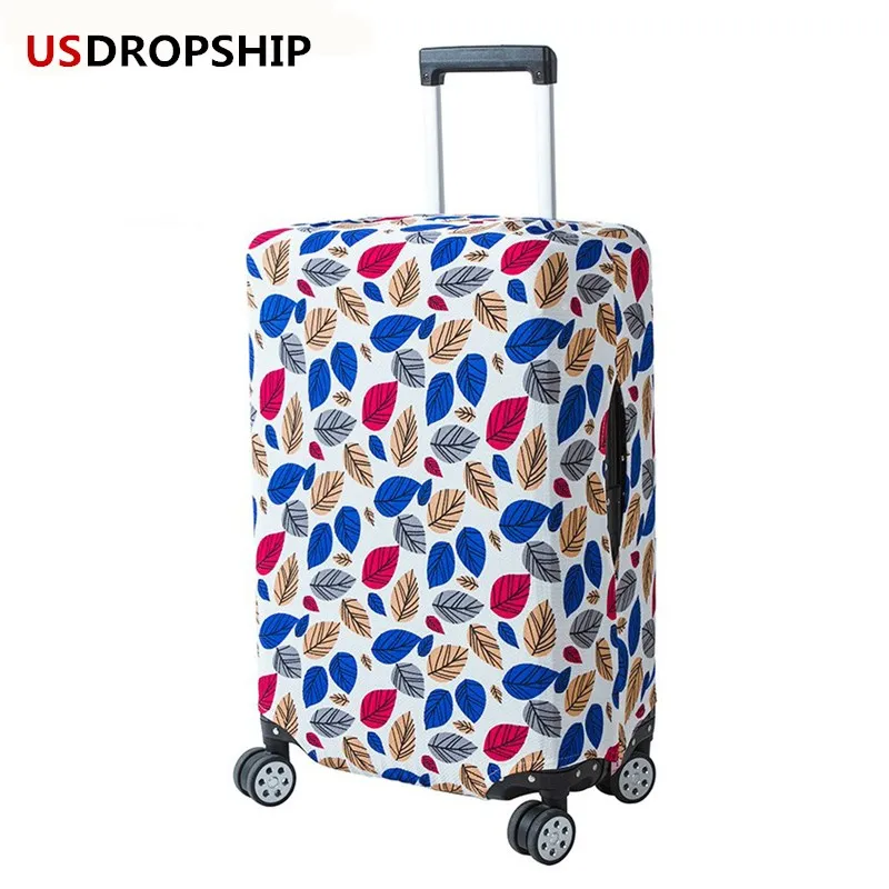 USDROPSHIP Fashion suitcase dust cover high quality elastic protection sleeve for 18-28 inch dustproof trolley protective | Багаж и сумки