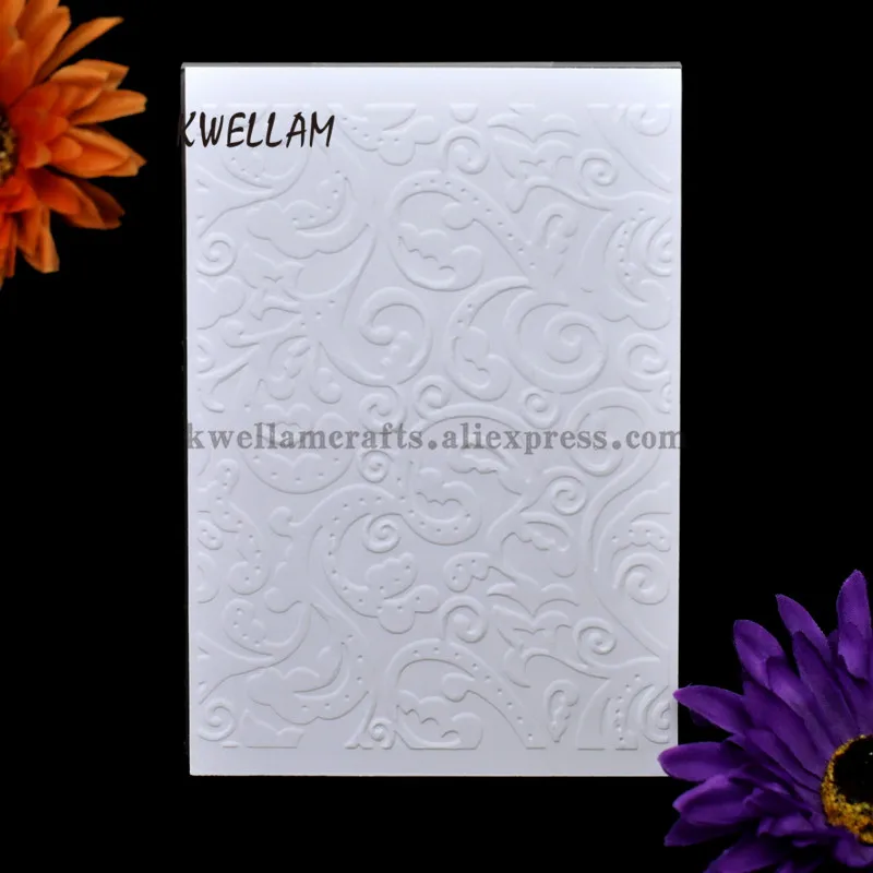 Пластиковая папка для тиснения с листьями 5 скрапбукинга альбом сделай сам