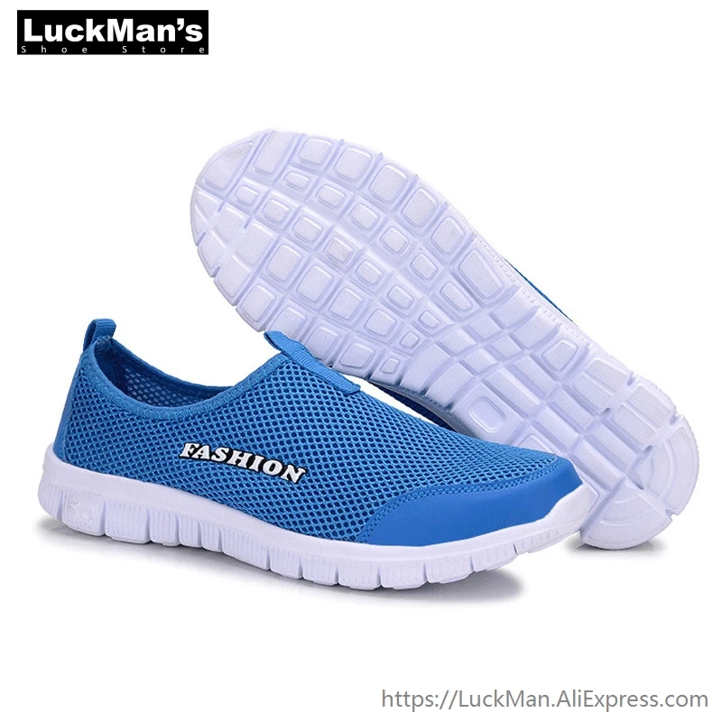 LuckMan/Летняя Мужская дышащая пляжная обувь Уличная для плавания из сетчатого