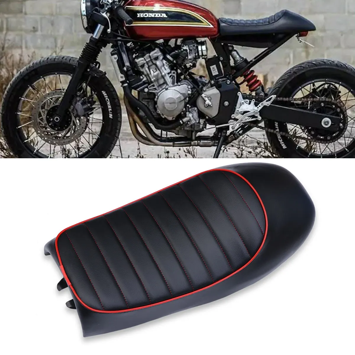 1 шт. сиденье для мотоцикла универсальное прочное подушка накладка на спинку