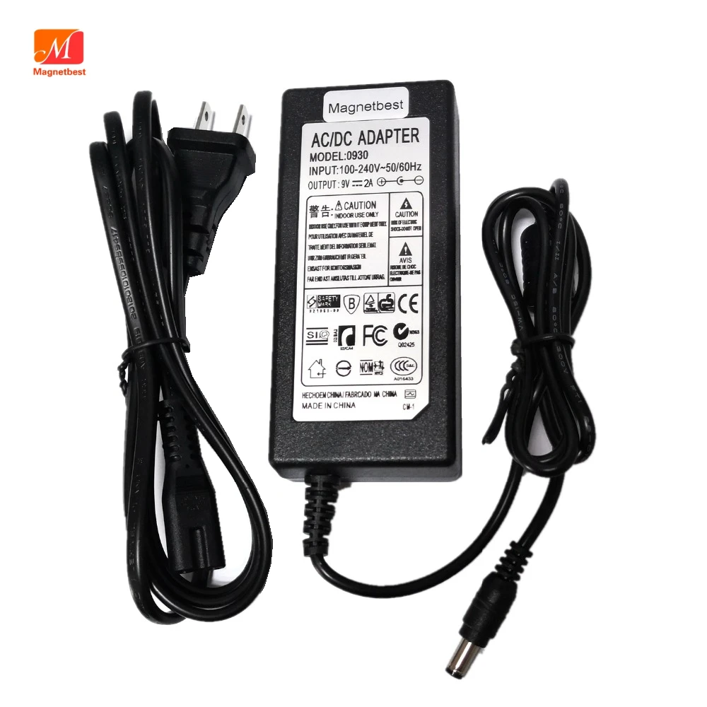 9V 2A Замена AC DC адаптер Зарядное устройство для Roland не наносящих вред PSB 1U барабан