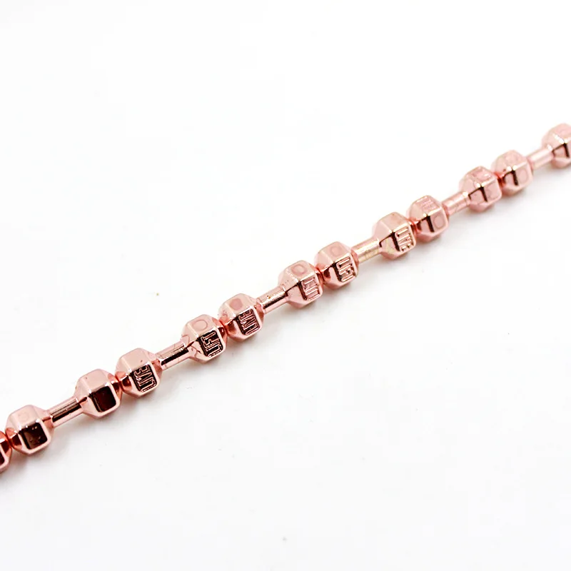 1 нитка/партия розовое золото покрытый колокольчиком свободные бусины живой