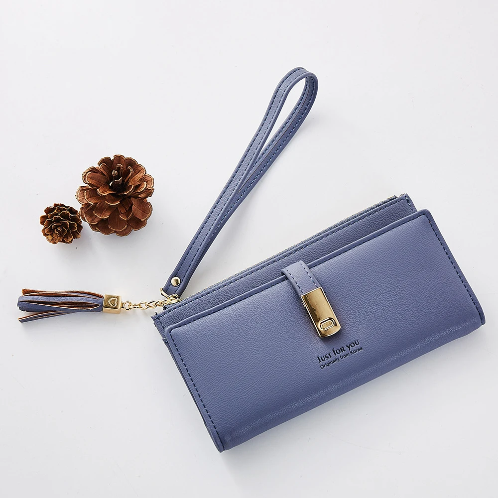 Женский кошелек с кисточкой и 10 отделениями для карт|wallets for women|clutch walletwallet |