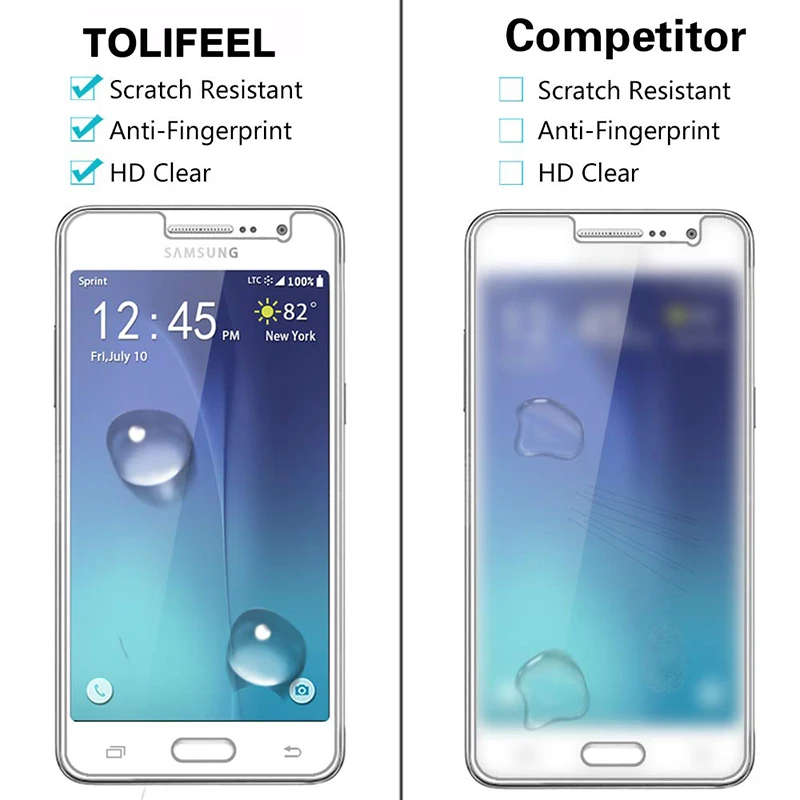 2 шт закаленное стекло для samsung Galaxy Grand Prime G530, защита экрана 9 H, Защитное стекло для телефона samsung G530