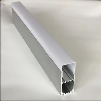 free shipping big size ceiling mounted 38mm aluminum led channel for linear light 1 8mpcs 10pcslot
