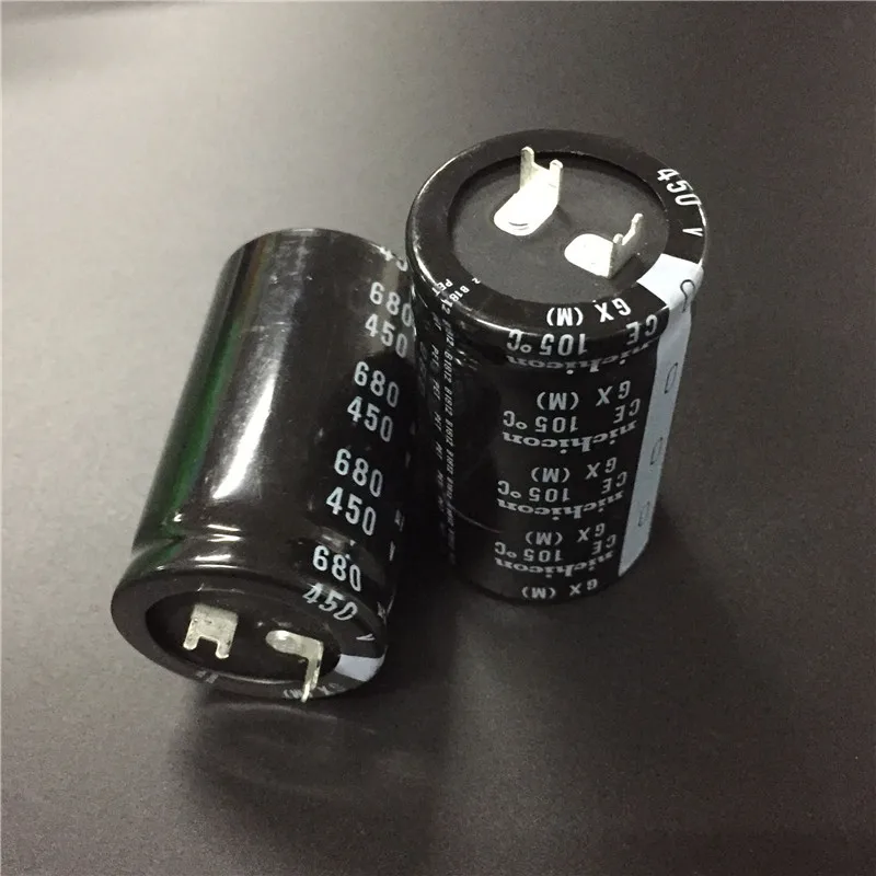 2 шт./10 шт. 450 мкФ 680 в Nichicon GX 35x55 мм 450V680uF Snap in PSU конденсатор|Конденсаторы| |