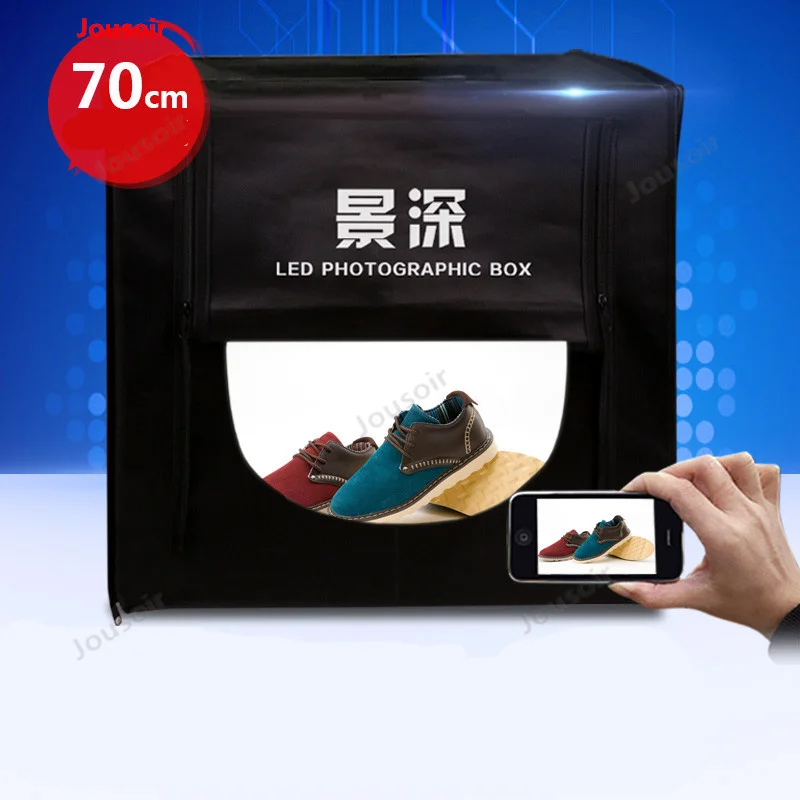 Светодиодный студийный набор 70 см софтбокс оборудование для фотосъемки коробка
