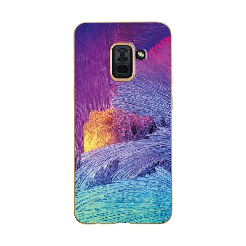 Мягкий чехол для телефона из ТПУ Samsung A5 2018 SM-A530F разноцветный новинка Galaxy A8 |