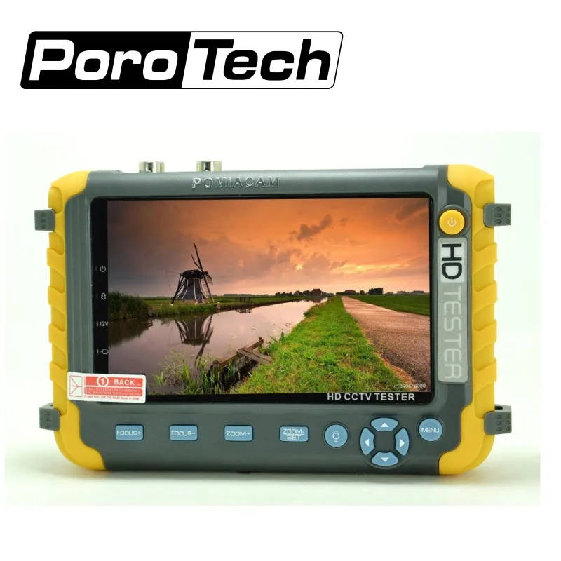 Новый профессиональный 5 дюймовый тестер камеры IV8W 5MP AHD TVI 4MP CVI Аналоговый