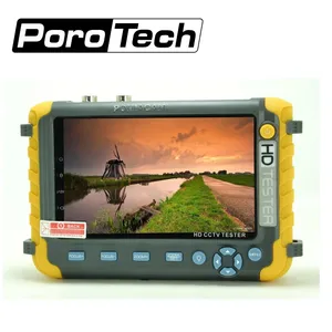 Новый профессиональный 5-дюймовый IV8W 5MP Тест камеры AHD TVI 4MP CVI аналоговый CCTV Тест монитор VGA HDMI UTP кабель тест