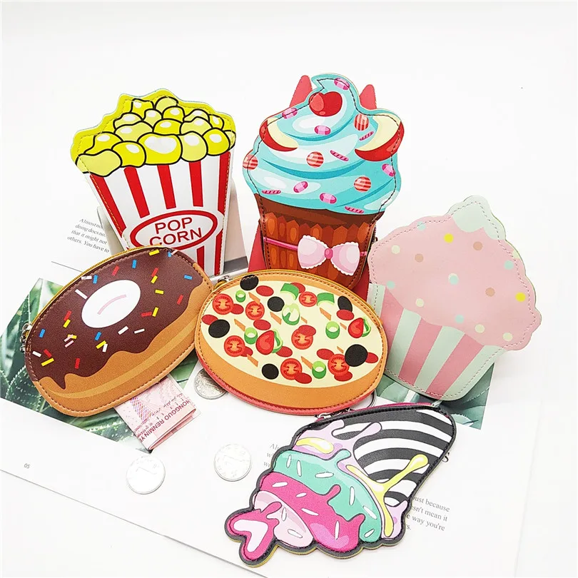 Want Go Kawaii 3D Хлеб дизайн детский кошелек милый кошелек для монет, Сумочка кожаный маленький кошелек для девочек мини клатч ключ сумка для хранения