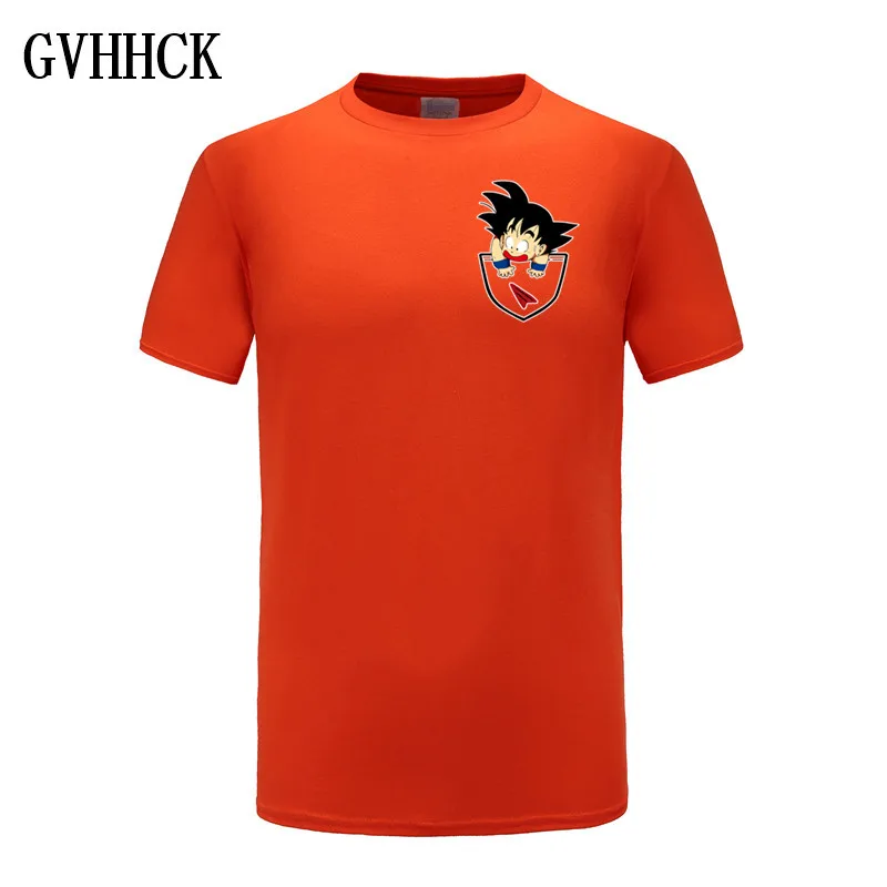 Dragon Ball Футболка мужская летняя Dragon Ball Z Супер Сон Гоку Slim Fit косплей 3D футболки Вегета футболка Homme
