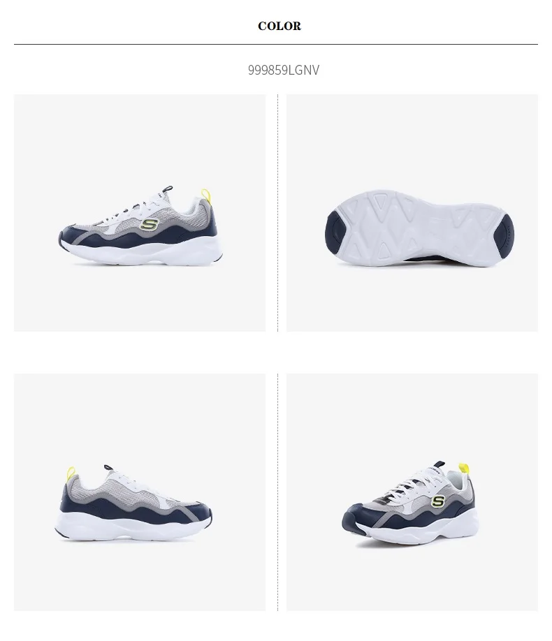 Skechers/Повседневная обувь; Мужские Винтажные кроссовки; Мужская дышащая обувь на платформе; брендовая Роскошная теннисная обувь; Masculino Adulto; 999859-WCC