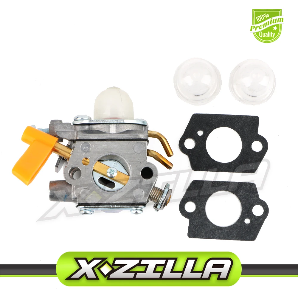 

Carburetor C1U-H60 308054013 308054012 308054004 308054008 with 2 Primer Bulb for 25cc 26cc 30cc Ryobi Homelite String Trimmer