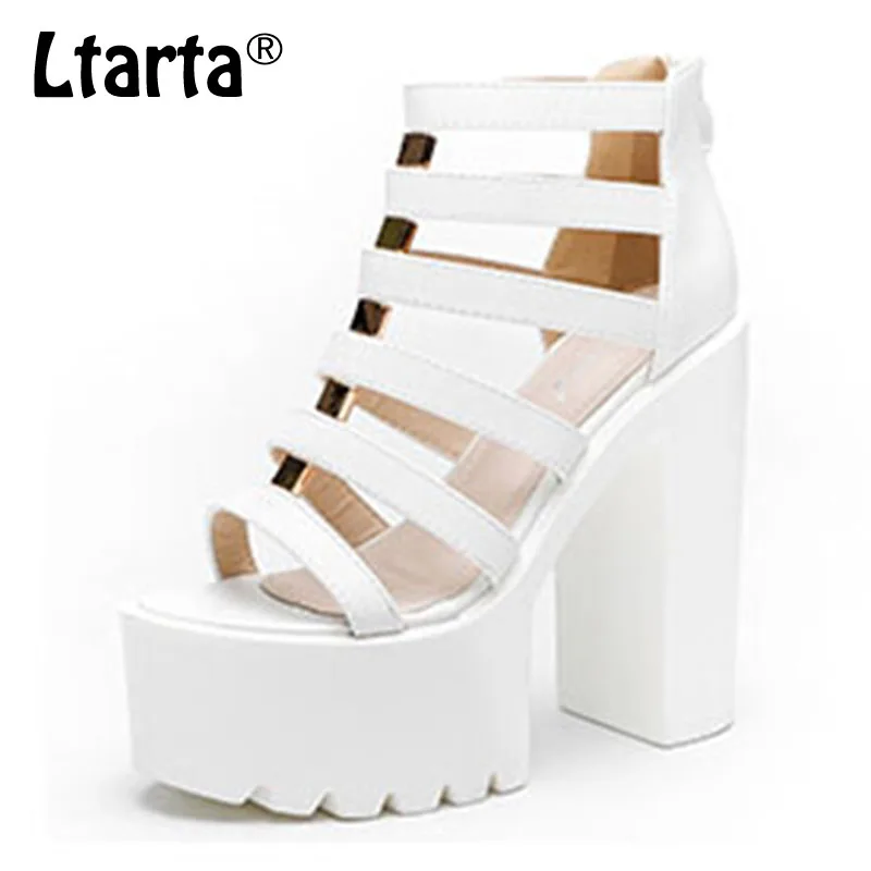 LTARTA/2019 г. новые сандалии на высоком каблуке сезон весна лето босоножки толстом JXQ