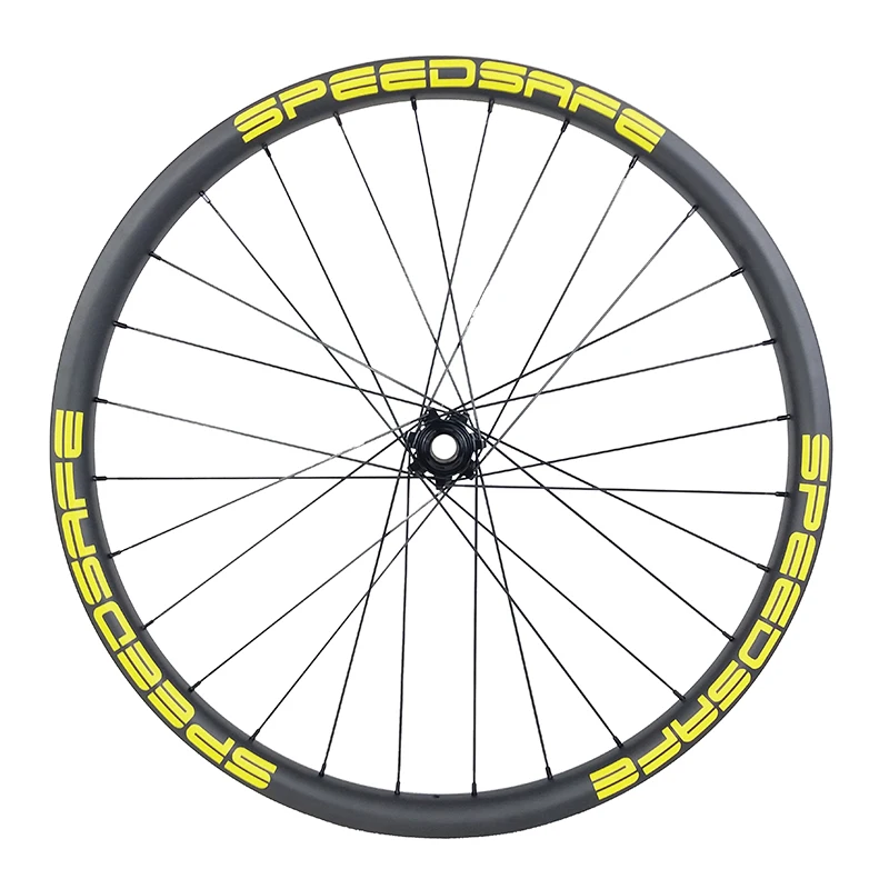 29er MTB enduro BOOST карбоновые колеса 40 мм Асимметричная Глубина 28 бескамерная прямая