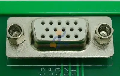 DB15 VGA Женский D-SUB 15-контактный порт сигналы Breakout PCB плата винтовой клеммный