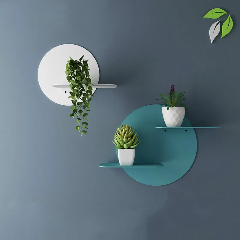 Настенная полка из кованого железа настенное украшение для телевизора дивана