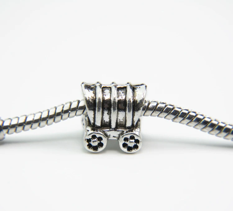 Серебряный позолоченный Любовь Сердце бусы европейские бусины Сделай Сам