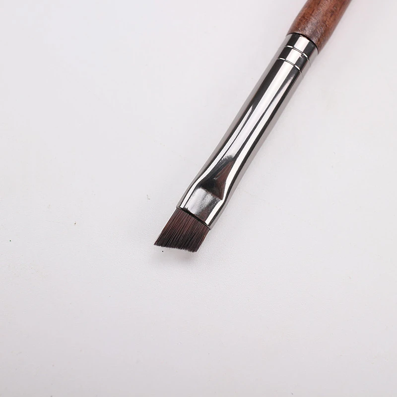 Высокое качество #172 угловая кисть для бровей из натурального дерева