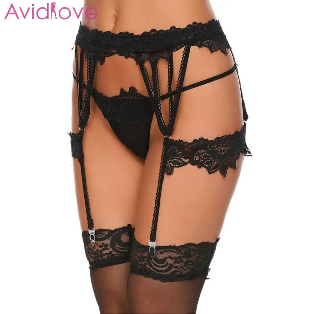 Avidlove женское кружевное Лоскутное Сексуальное белье с цветочным рисунком стринги