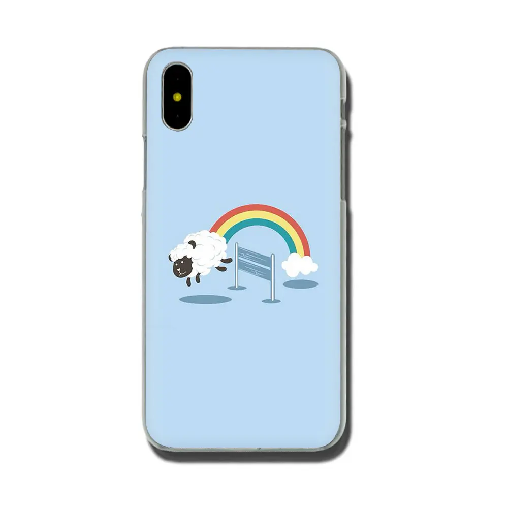 Овечья баранина мультфильм жесткий чехол для телефона для iPhone 11 Pro XR XS Max X 8 7 6 6S Plus - Цвет: H9