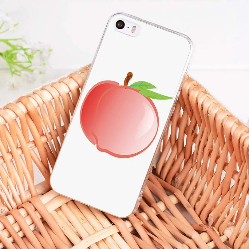 MaiYaCa оранжевый и персиковый летний модный чехол для телефона с фруктами iPhone 8 7 6 6S