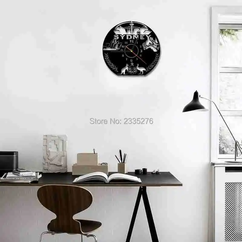 Декоративные настенные часы для путешественников Ретро Австралия Сидней город