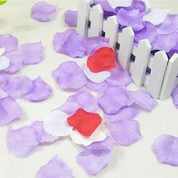 light purple 100 шт./лот цветок из искусственного шелка лепестки роз поддельные лепестки сказка де Роза украшения для свадебной вечеринки аксессуары VL - Цвет: light purple