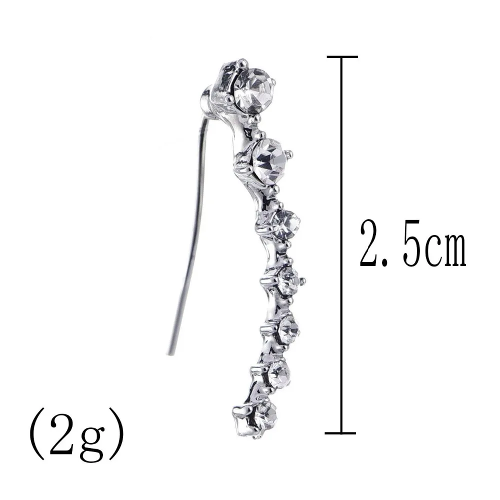 Новые модные циркониевые серьги в виде ковша для женщин уникальные золотые