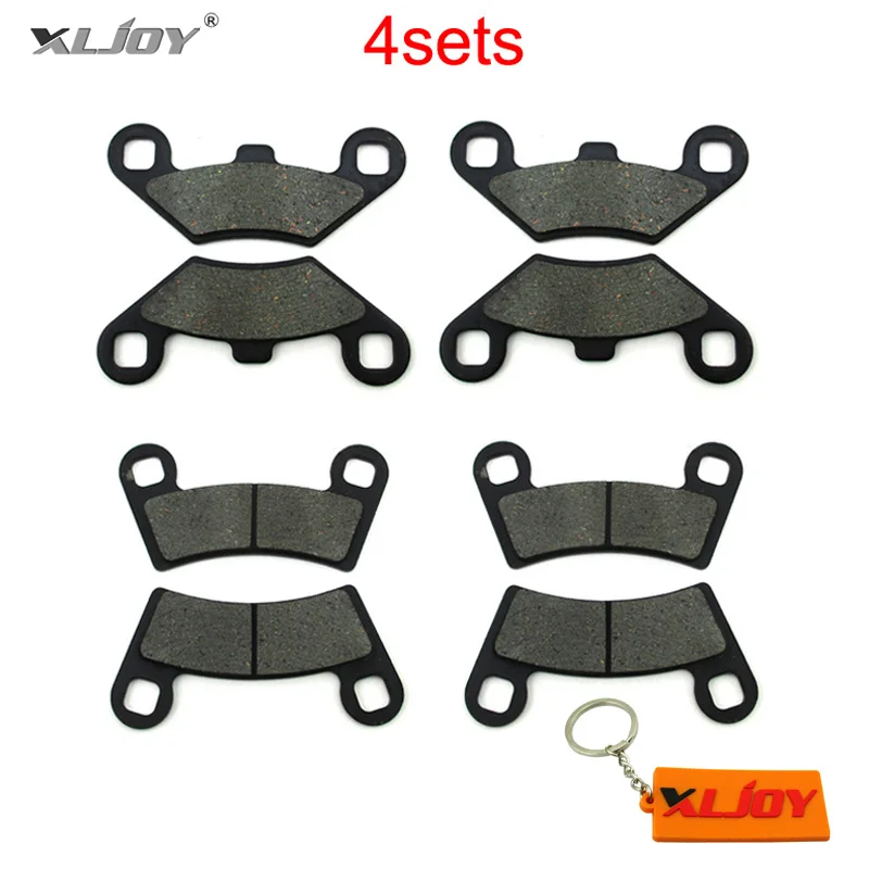 XLJOY 4 комплекта Передние Задние тормозные колодки для Polaris Razor RZR 800 S EPS 570 EPS|rear brake