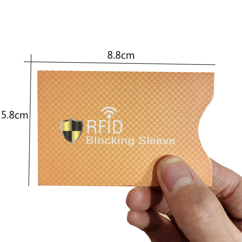 Распродажа 1 шт. защита от кражи для кредитных карт RFID блокировка держатель рукав