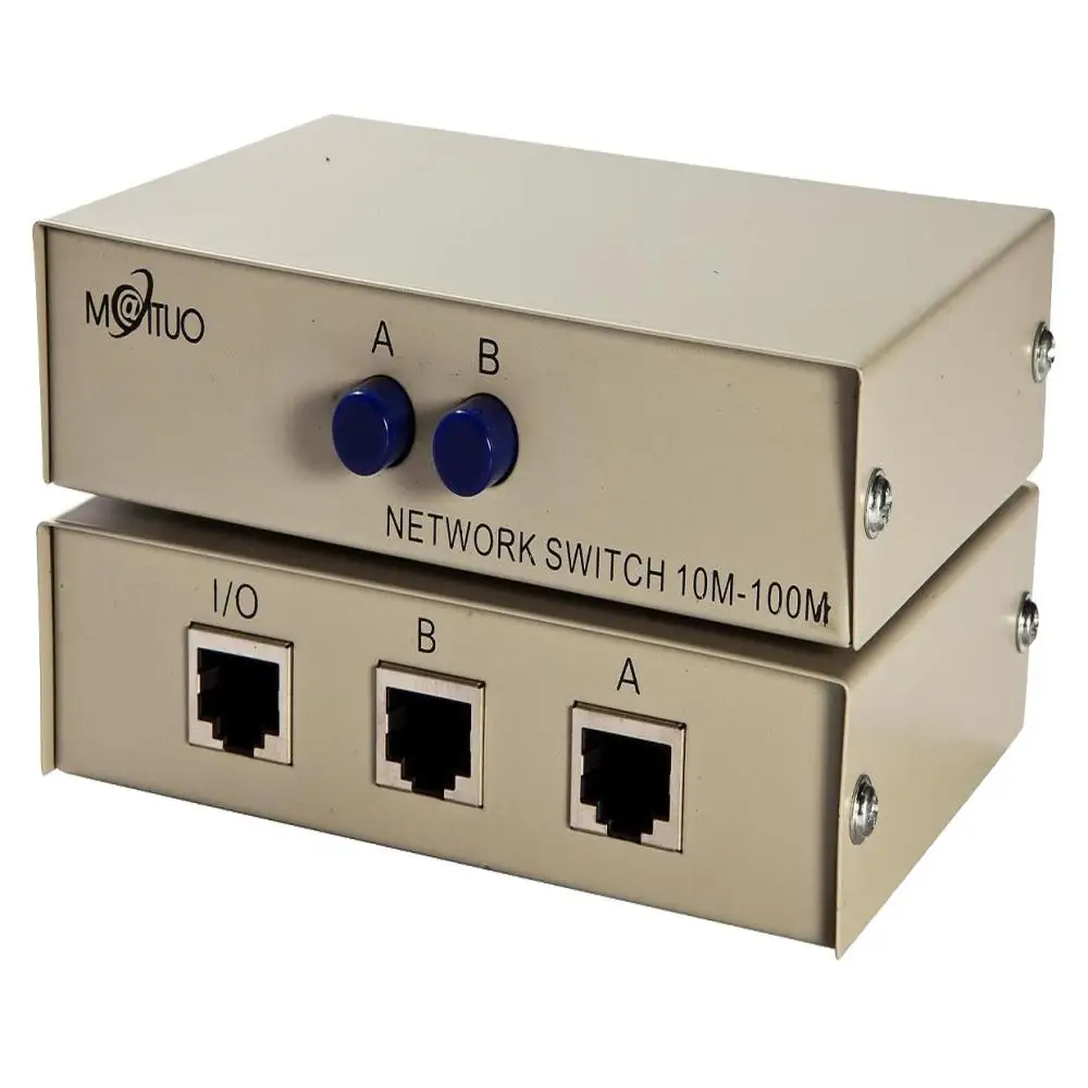 2 порта сетевой коммутатор руководство rj45 RJ 45 Ethernet устройство обмена Swicher