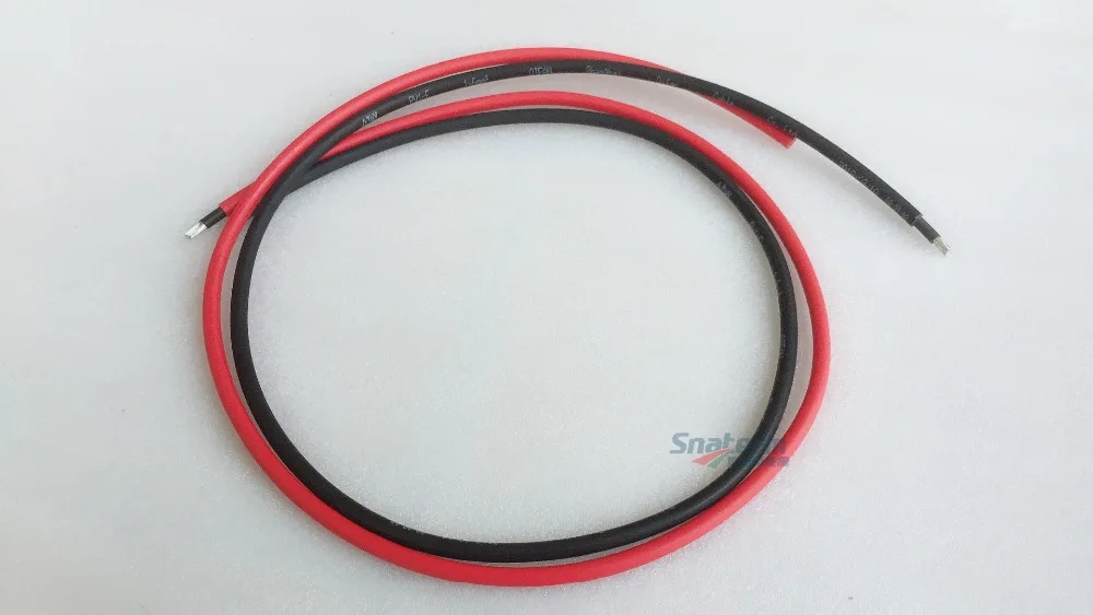 100 м/рулон 2 5 мм2 Солнечный PV кабель 14AWG Кабель м черный или красный TUV & UL