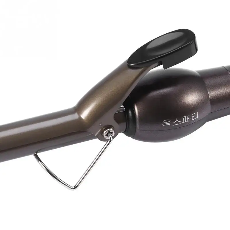 

110-240V Women Tourmaline Ceramic LCD Temperature Display Hair Curler Curling Iron Hair Styling Tool US Plug